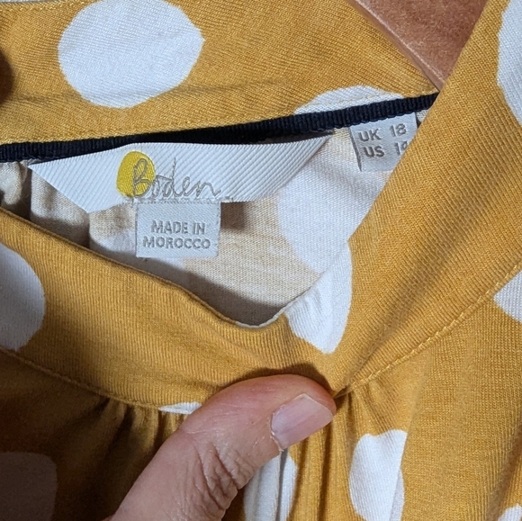 Boden Polka Dot Sleeveless Blouse - Size US 16 (UK 18) - Picture 3 of 5